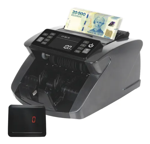 Contadora De Billetes Overtech Al-6000 Maquina Profesional con detector de falsos (Incluye nuevos billetes de 2.000, 10.000 y 20.000)