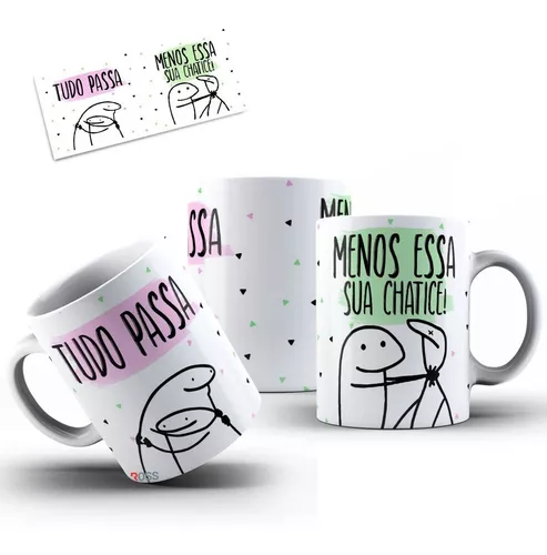 Caneca Flork Meme/Engraçada.Caneca com frases engraçadas