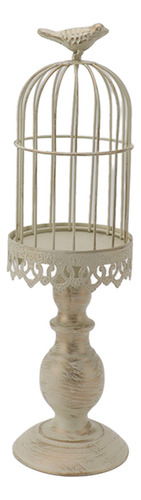 Portavelas Birdcage, De Hierro, De Estilo Vintage, Desmontab