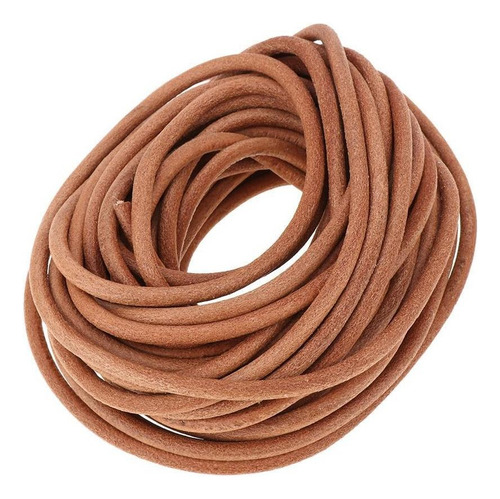 Para Cordón De Cuero De La Pu Cordón Redondo Cordón De 5mm