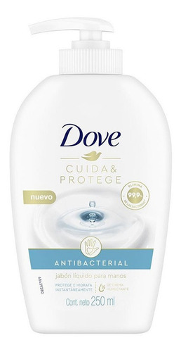 Dove Jabon Liquido Cuida Y Protege X 250 Ml