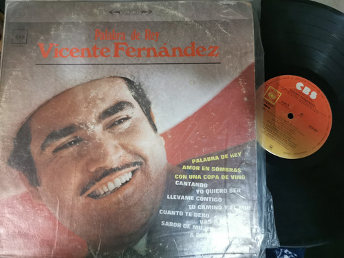 Vicente Fernández Con Una Copa De Vino Y Palabra De Rey