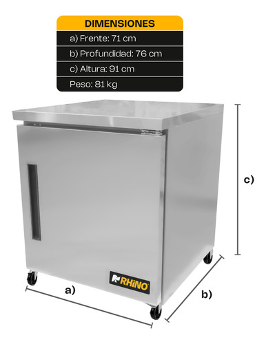 Mesa Refrigerada Bajo Barra Merbaj-27