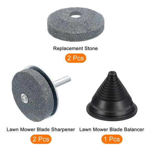 Kit De Afilador De Cuchillas Para Cortacésped, 2 Piezas De P