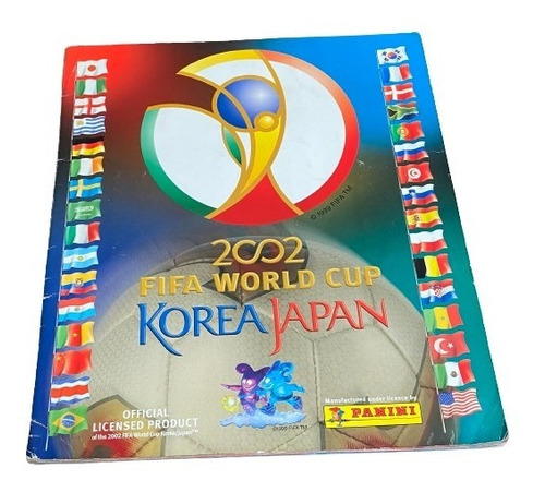 Álbum Mundial De Fútbol Korea Japan 2002 Original 100% Lleno