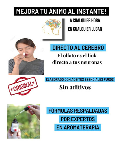 Imagen 2 de 8 de Inhaladores Aceites Esenciales, Ansiedad, Estrés, Insomnio