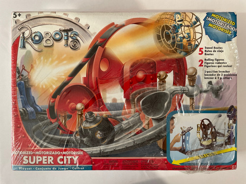 Robots Motorized Supercity Playset Super City Mattel 2004 (Usado)