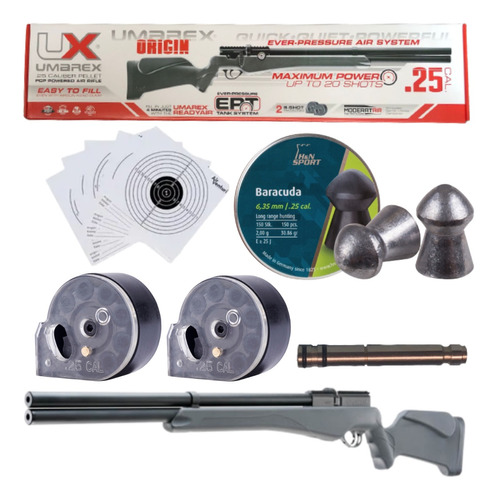 Rifle Umarex Origin Pcp .25 6.25mm Pellets Caza Xchws P