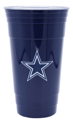 Vaso Nfl Dallas Cowboys Vaqueros Acrílico Nuevo Original