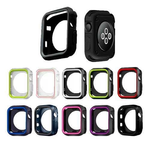 Case Capa Armadura App Smart Watch Silicone + Película E097