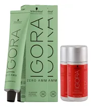 Comprar Igora Zero Amm 2x6u002F0 Louro Escuro Natural 60 Ml + 2 Ox 20vol