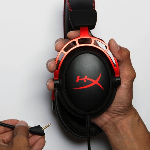 Auriculares gamer HyperX Cloud Alpha HX-HSCA black y red