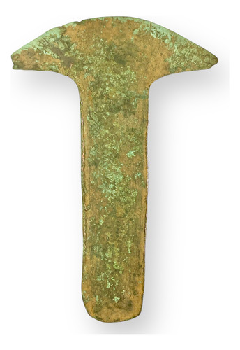 Tajadera O Hachuela Cobre Azteca Siglos 16-19 500 Años Antig (Usado)