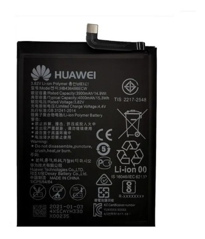 Bateria Pila Huawei Mate 10 - 10 Pro P20 Pro Hb436468ecw 