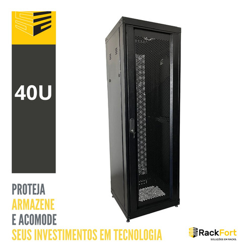 Rack Servidor Perfurado 40u X 470mm Flex Tipo Piso Padrão 19
