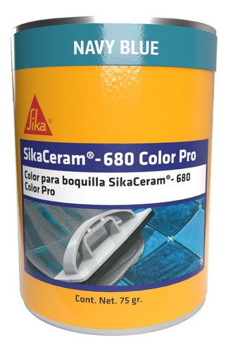 Sika Boquilla Impermeable Antihongos Sikaceram Color Pro Color Navy Blue