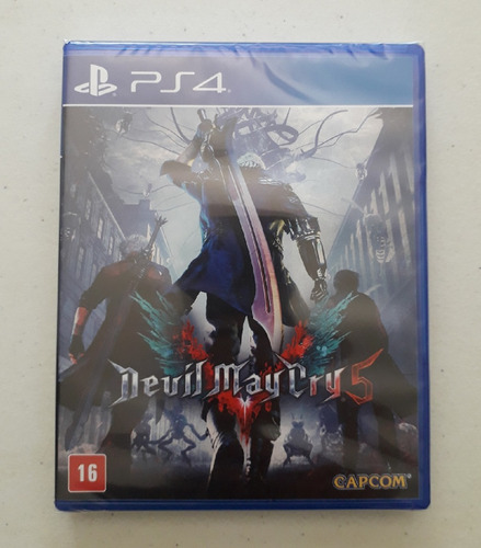 Devil May Cry 5 Dmc Ps4 Mídia Física Lacrado Em Português Cd