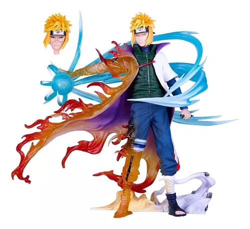 Minato Namikaze Action Figure Boneco 17cm - Quarto Hokage