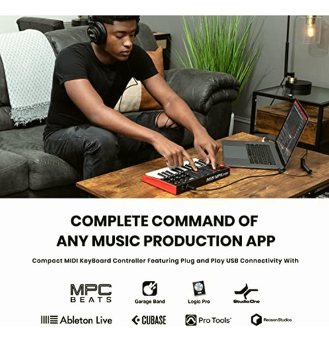 Akai Professional Mpk Mini Mk3 Teclado Controlador Midi Usb