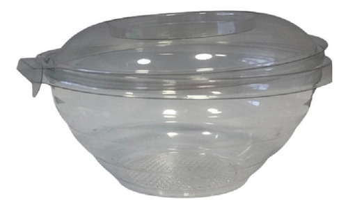 Ensaladera Descartable Cristal Con Tapa Precinto X100