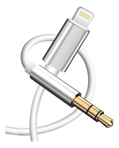 Cable Audio Auxiliar P/ iPhone Miniplug Macho 3.5mm Stereo 