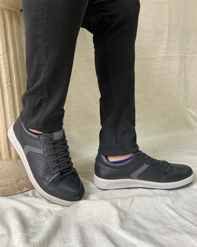 Zapatilla Urbana Hombre Cuero Freeway Zapato Casual Sport