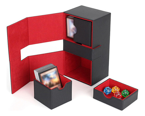 Card Deck Box Large Twin Flip Deck Case Para Tarjeta