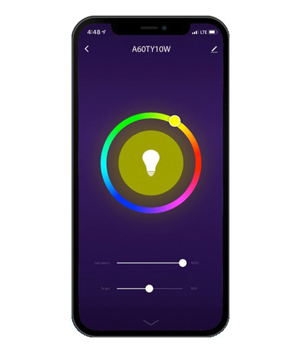 Lámpara Dicro Led Smart 7w Rgb App Celular Wifi Bluetooth