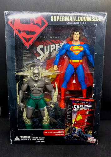 Dc Direct Superman Vs Doomsday Collector Set