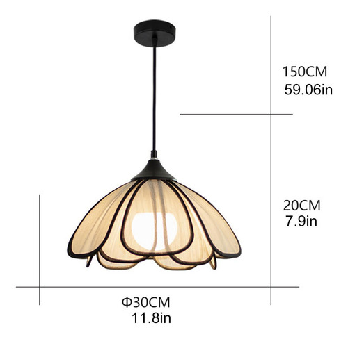 Lámpara Colgante Estilo Bohemio, Decoración Diámetro 30cm