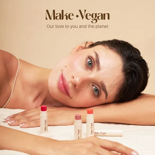 Set De Bálsamo Labial Make.crema Hidratante Vegana Para Labi