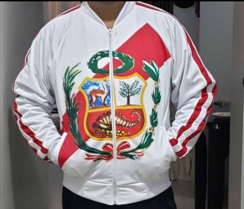 Casaca Peru Polera De Peru Seleccion Himnos Futbol Hasta Xl