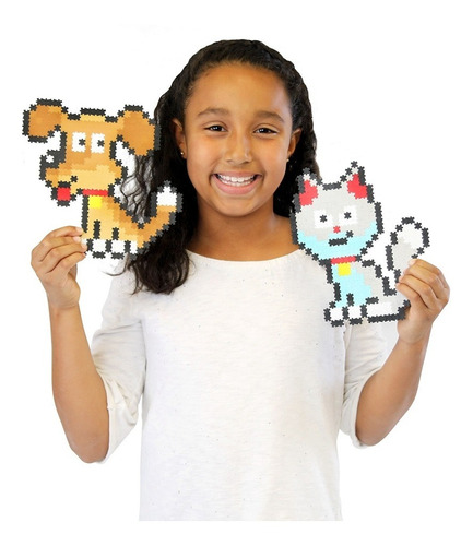 Jixelz Puzzle De Pixeles 700 Pc Set, Mascotas Fatbrain Toys