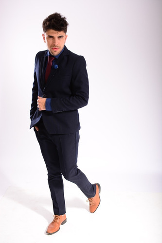 Imagen 4 de 5 de Traje Completo Saco Pantalón Chaleco