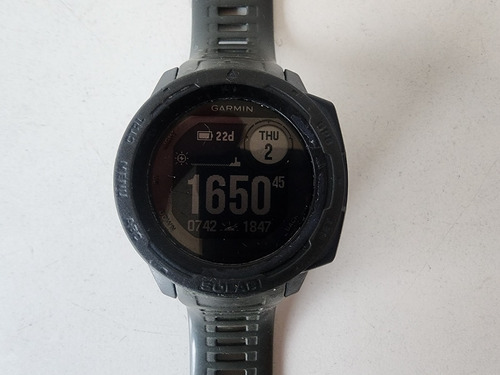 Reloj Garmin Instinct Solar 1ra Generacion + Cable Cargador