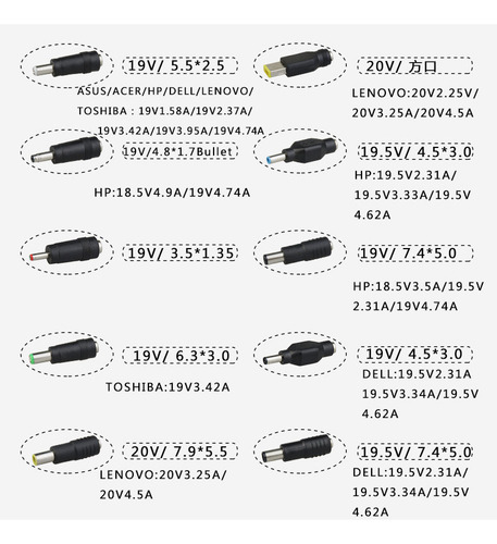 B Cargador Universal Con Adaptador De Corriente