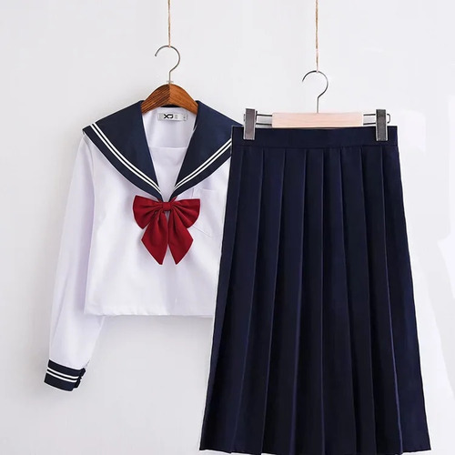 Uniforme Escolar Navy Sailor, Uniformes Para Niñas, Novedoso