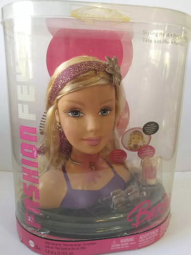 Barbie Fashion Fever Peinados Cabeza Para Peinar 2005