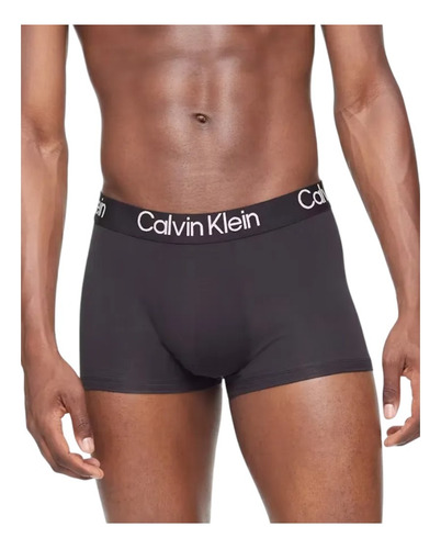 Boxer Trunk Calvin Klein Ultra-soft Negro 3 Pack Para Hombre