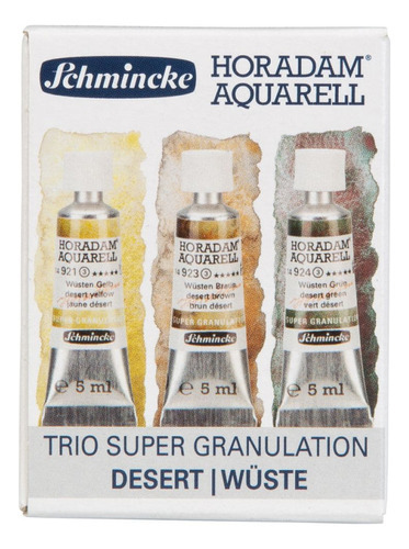 Tinta Aquarela Schmincke Horadam Granulation C/3 5ml Desert