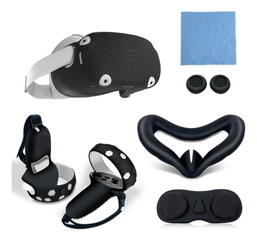 Para Quest 2 Vr Strap, 2 Correas, Funda De Mango Halo S