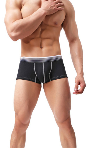Calzoncillos Bóxer A Rayas Para Hombre 2024 Con Bolsa Integr