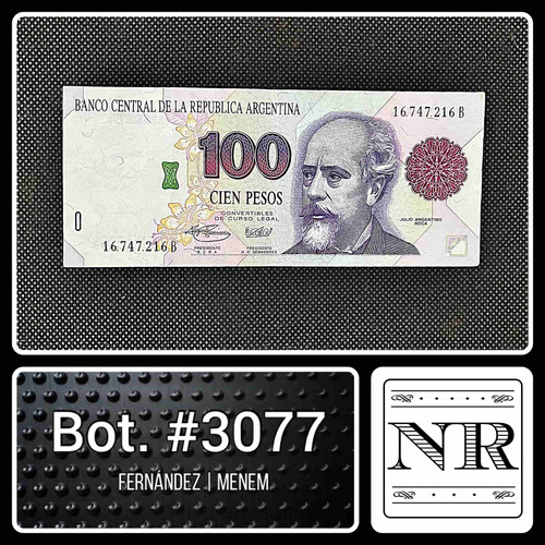 Argentina - 100 Pesos - Año 1994 - Bot. #3077 - F | M Roseta