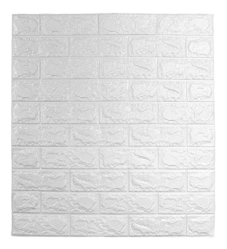 Placa 3d Autoadhesiva Pared Wall Panel Ladrillo 70x77 Cm