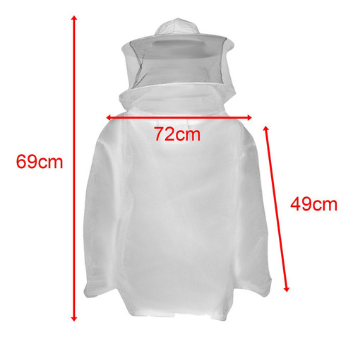 Chaqueta Apicultora, Traje Apícola Ventilado, Capucha Para E