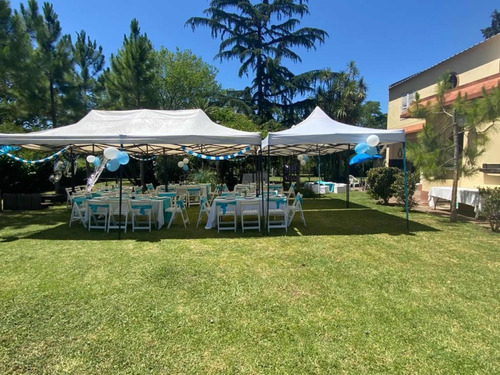 Alquiler Living Rusticos Puff Sillon Mesas Gazebo Vajilla