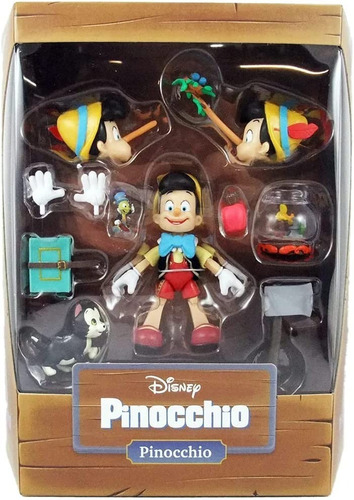 Super 7 Figura De Accion Coleccionable Pinocchio Pinocho