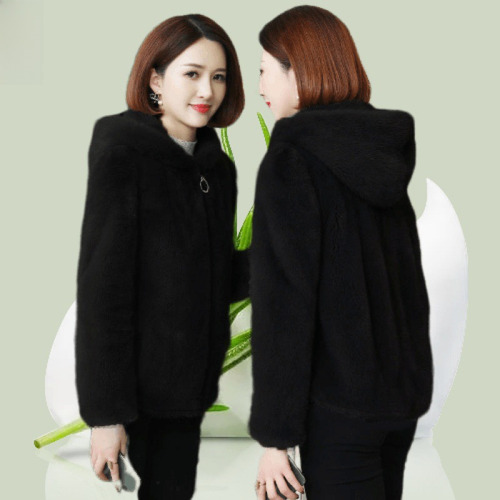 Sudadera Con Capucha Cálida De Forro Polar Para Mujer, Moda De Invierno, Estilo Comun