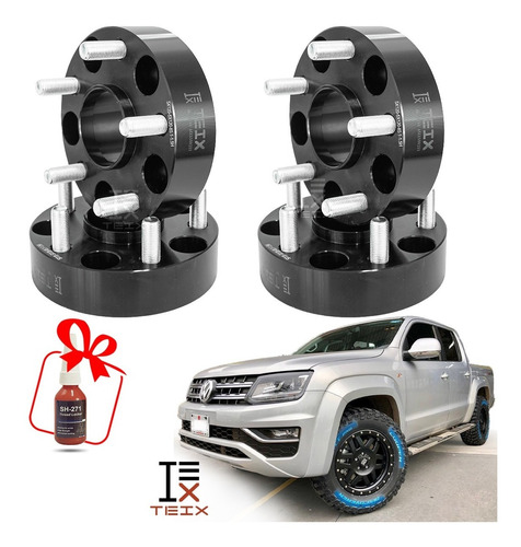 Kit Espaciadores Volkswagen Amarok 10/2021 1,5 5/120 Cb65,1