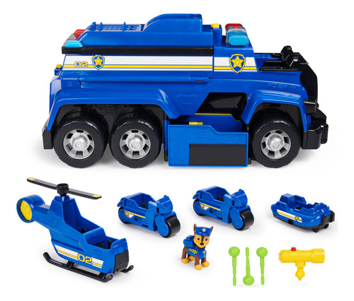 Paw Patrol, Chases Ultimate Cruiser 5 En 1 Con Luces Y Soni.